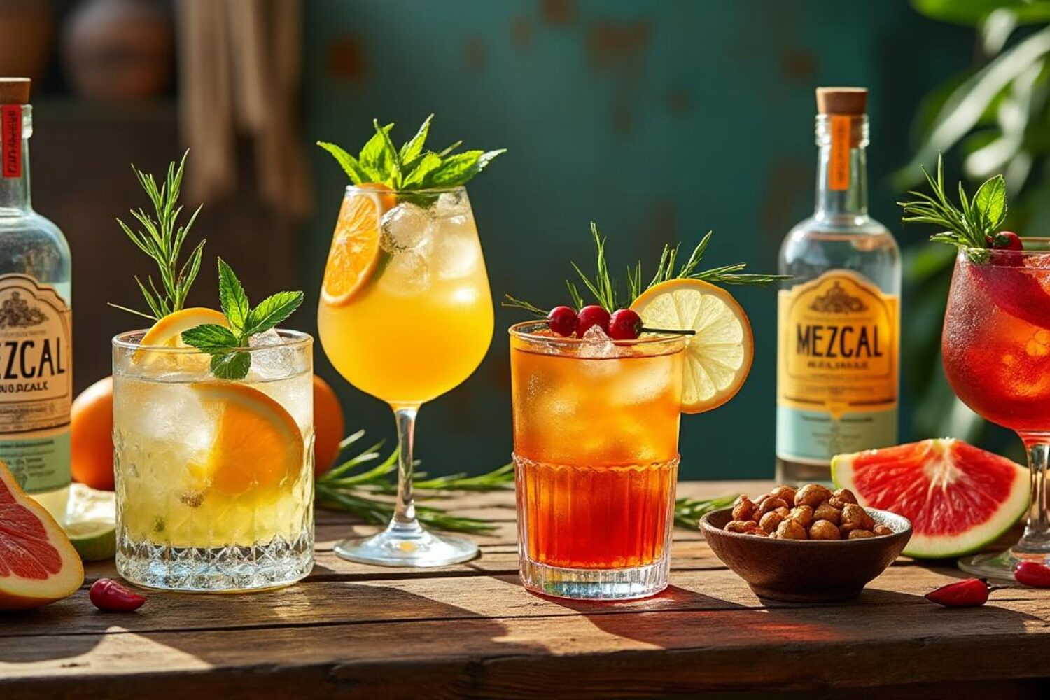 Mezcal cocktails : recettes faciles et idées originales pour tous les goûts