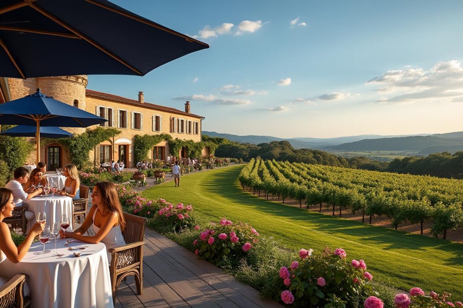 Château Valmy à Argelès-sur-Mer : vins, restaurant, parc et événements à découvrir