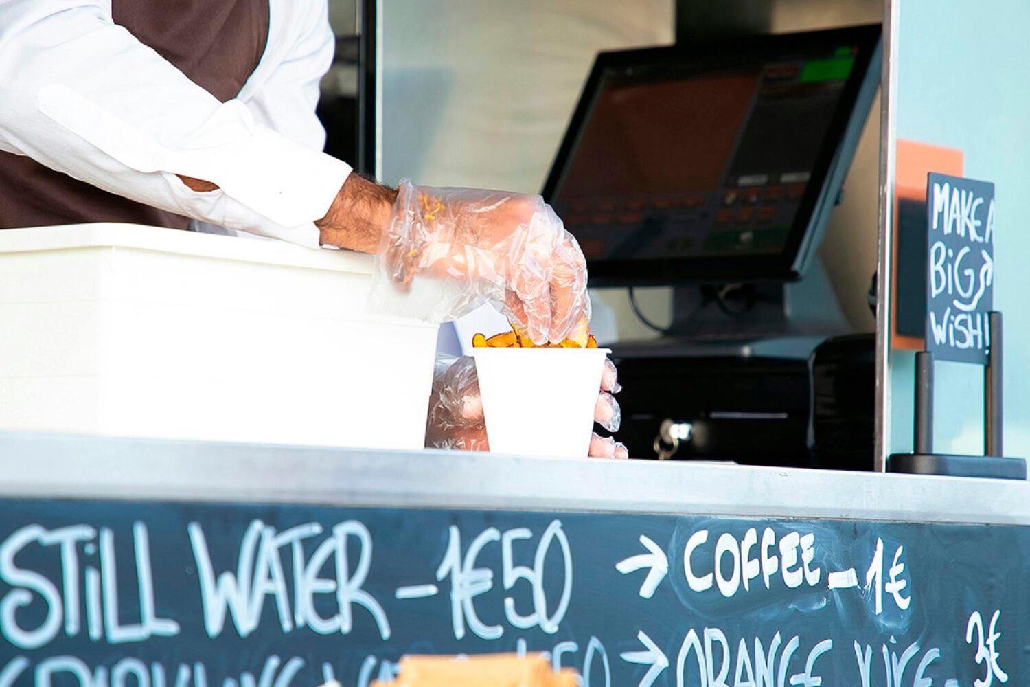 Snacks et food trucks : la caisse tactile qui accélère le service