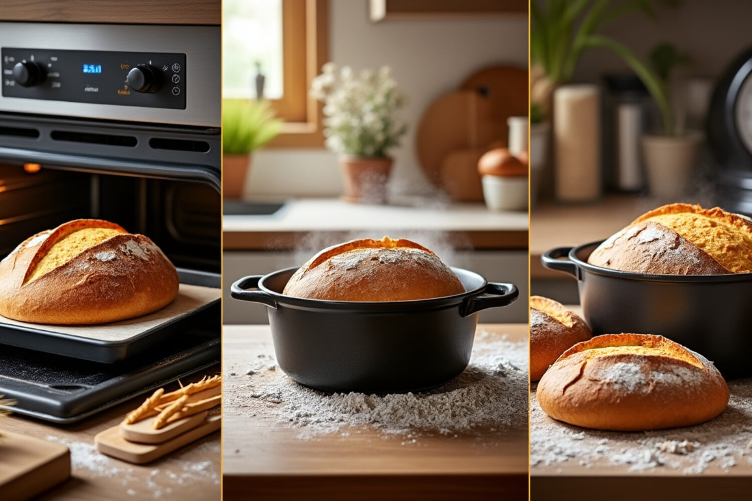 Temps de cuisson pain 500g : four, cocotte et variations possibles