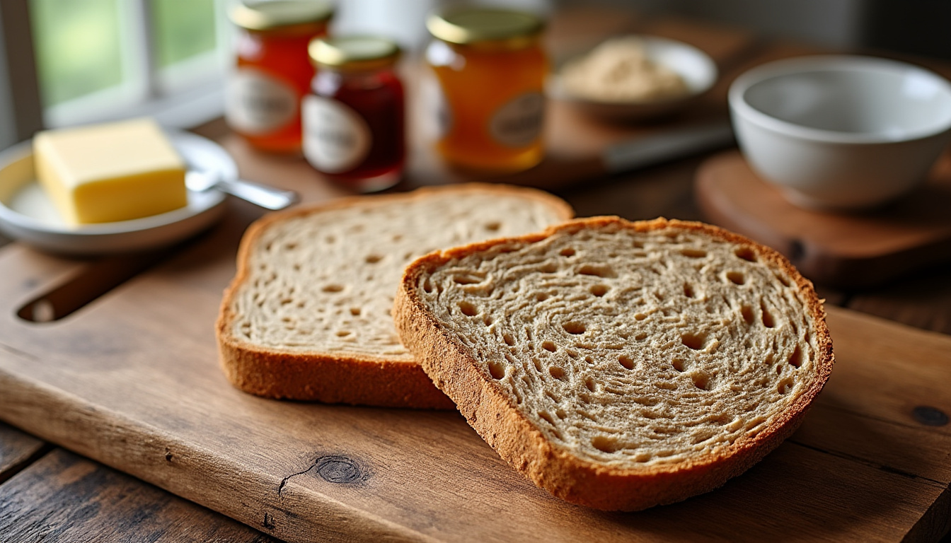 découvrez les calories, les apports nutritionnels et des conseils diététiques pour 2 tranches de pain complet afin d'optimiser votre alimentation saine.