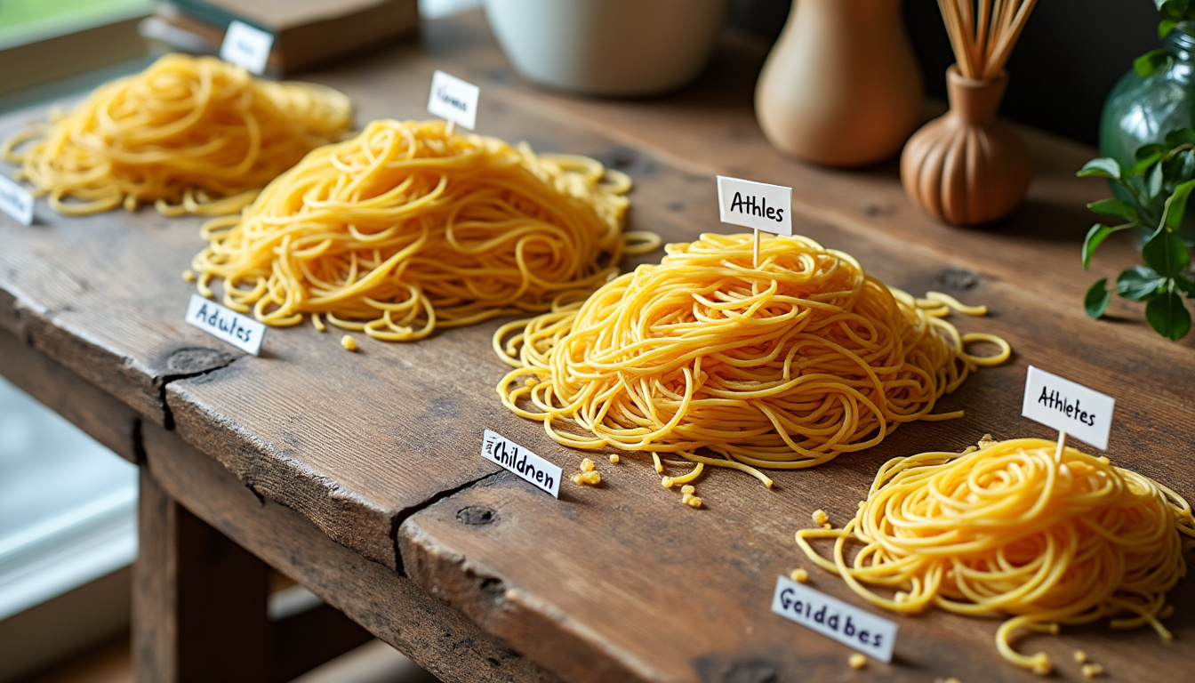 découvrez combien de spaghetti prévoir par personne pour des portions parfaites, adaptées à différents plats et appétits.