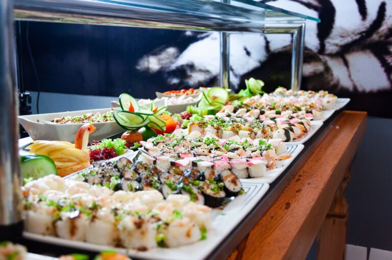 Japonais à volonté halal adresses, — intérieur restaurant buffet japonais halal