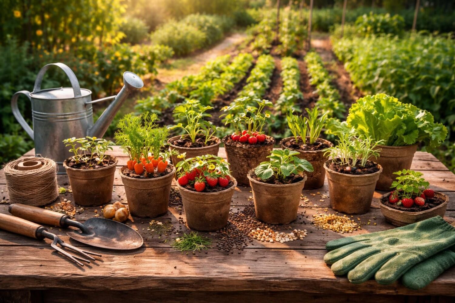 Calendrier de plantation des fruits et légumes : quand planter au potager ?