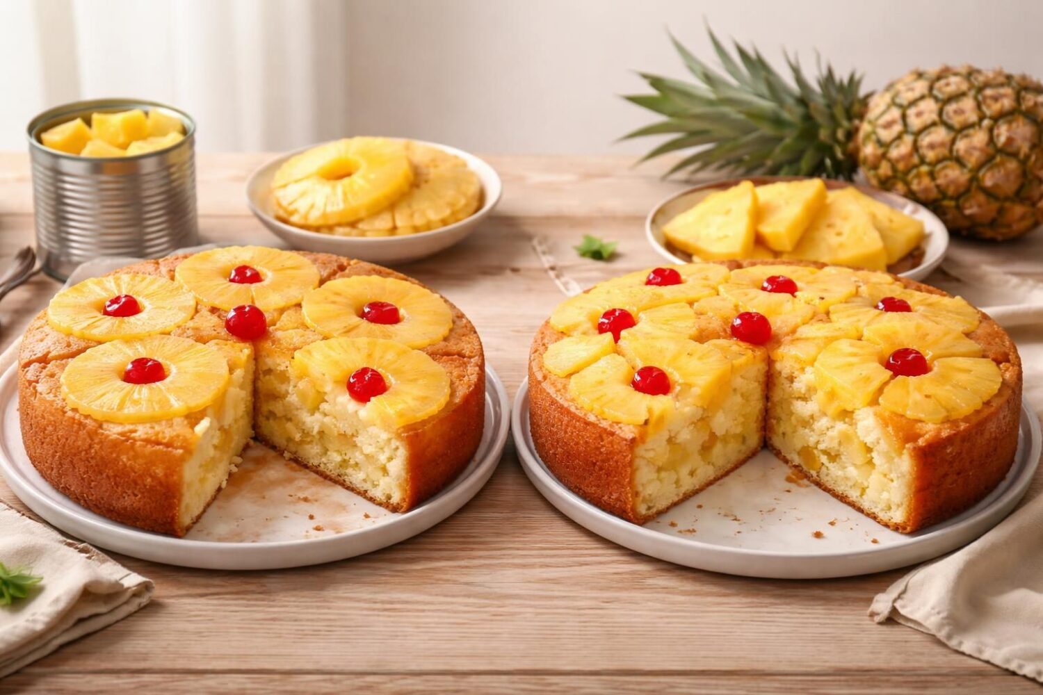 Gâteau à l&rsquo;ananas en boîte ou frais : quelle différence pour un gâteau moelleux ?