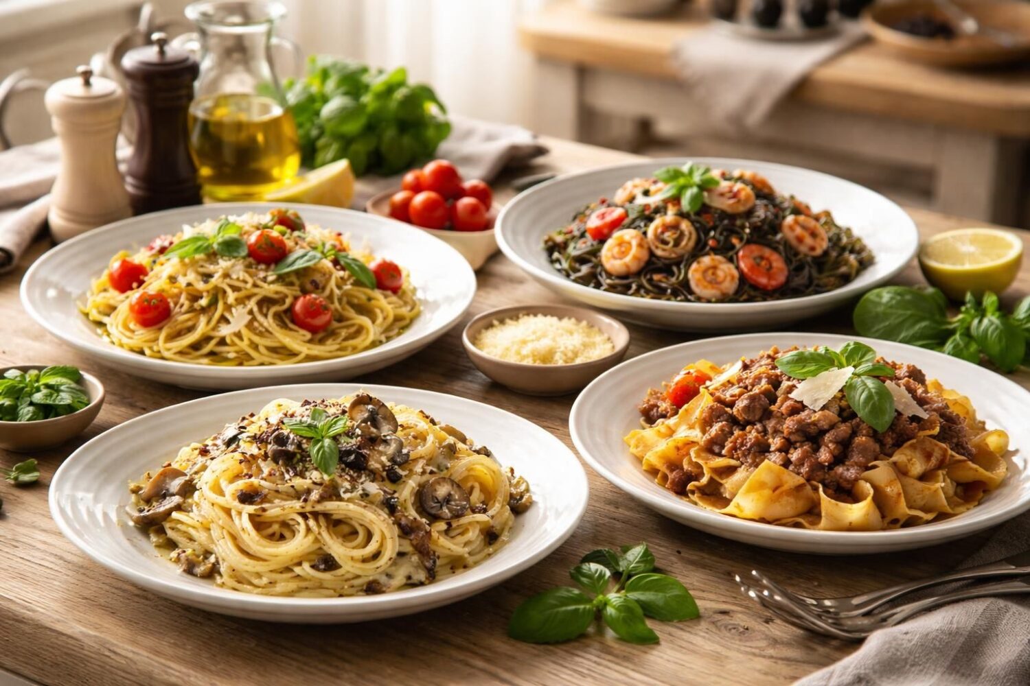 Pâtes gastronomiques : les meilleures recettes de chefs à faire chez soi