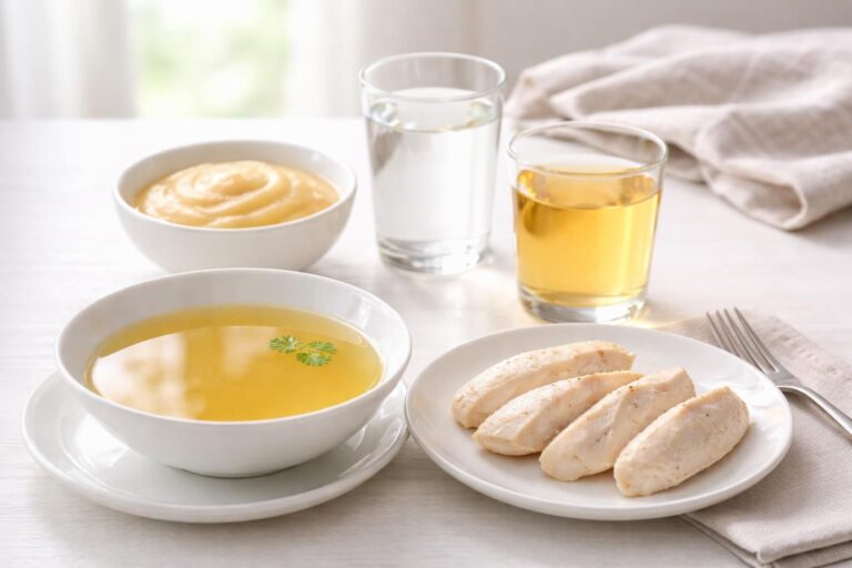 découvrez quoi manger avant une coloscopie avec des exemples de menus sans résidus pour bien préparer votre examen médical en toute sérénité.