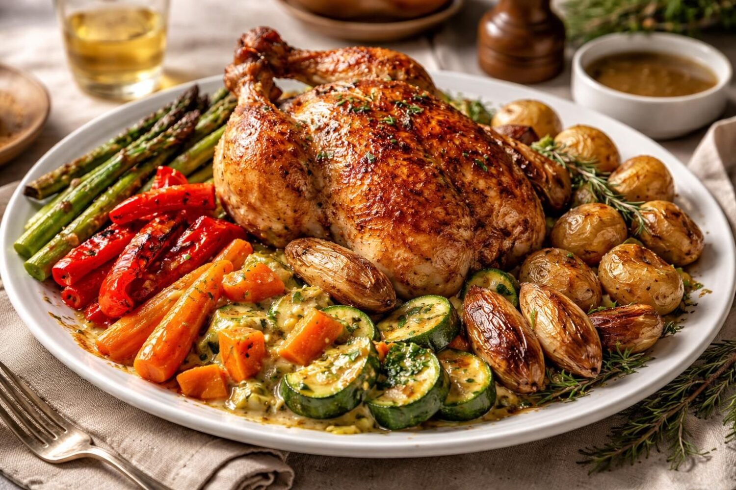 Quels légumes pour accompagner le poulet rôti, grillé ou en sauce ?